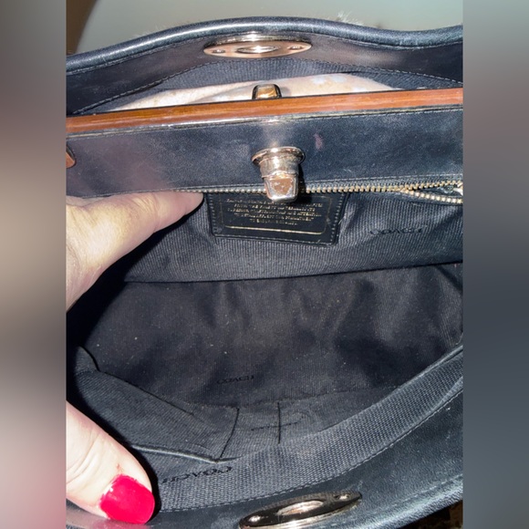 Coach Gramercy Satchel in Zebra-Print Haircalf - Picture 12 of 16